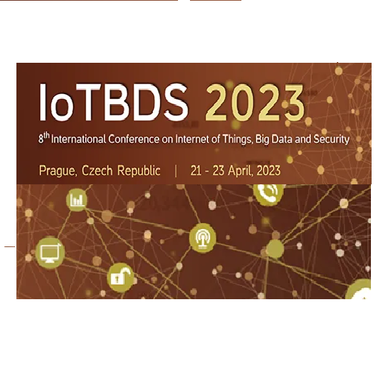 IoTBDS 2023 conference invitation