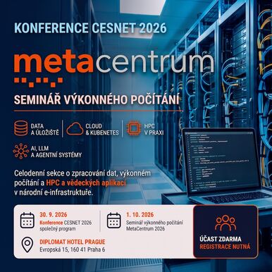 MetaCentrum High-Performance Computing Seminar at the CESNET 2026 Conference