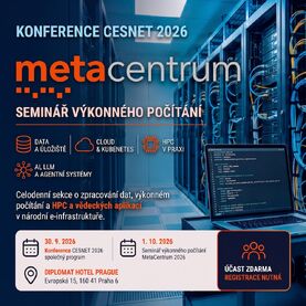 MetaCentrum High-Performance Computing Seminar at the CESNET 2026 Conference