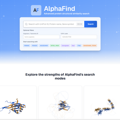 AlphaFind: a new generation of the similar-protein-structure search engine from CERIT-SC
