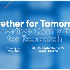 EGI Conference 2022 in Prague is coming soon